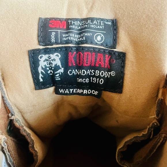 NWT Kodiak Waterproof Dark Brown Leather Boots - Picture 6 of 7